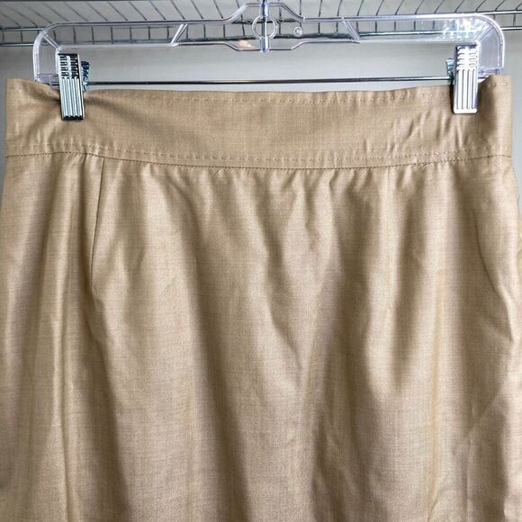 Louis Feraud Vintage 80’s Women's Beige Skirt Suit Size 40/8 Dynasty Retro Chic - Picture 14 of 16